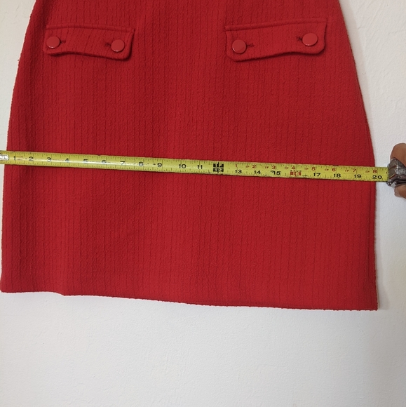 Loft Women's Mini Red Skirt  Medium Petit - Picture 12 of 14
